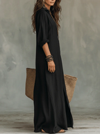 Liliana | Elegant Beach Cover Up Maxi Dress Resort Beachwear
