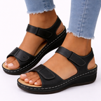 Fleur | Comfortable Wedge Heels For Wide Feet Summer Sandals