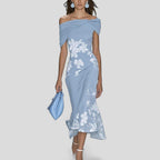 Beatrix | Floral Print Midi Dress In Relaxed Silhouette