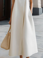 Ophelia | High-Neck Dress Coat Garden Party Maxi