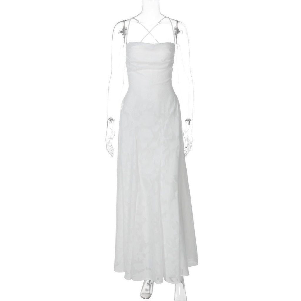 Liliana | Spaghetti Strap Floral Evening Dress