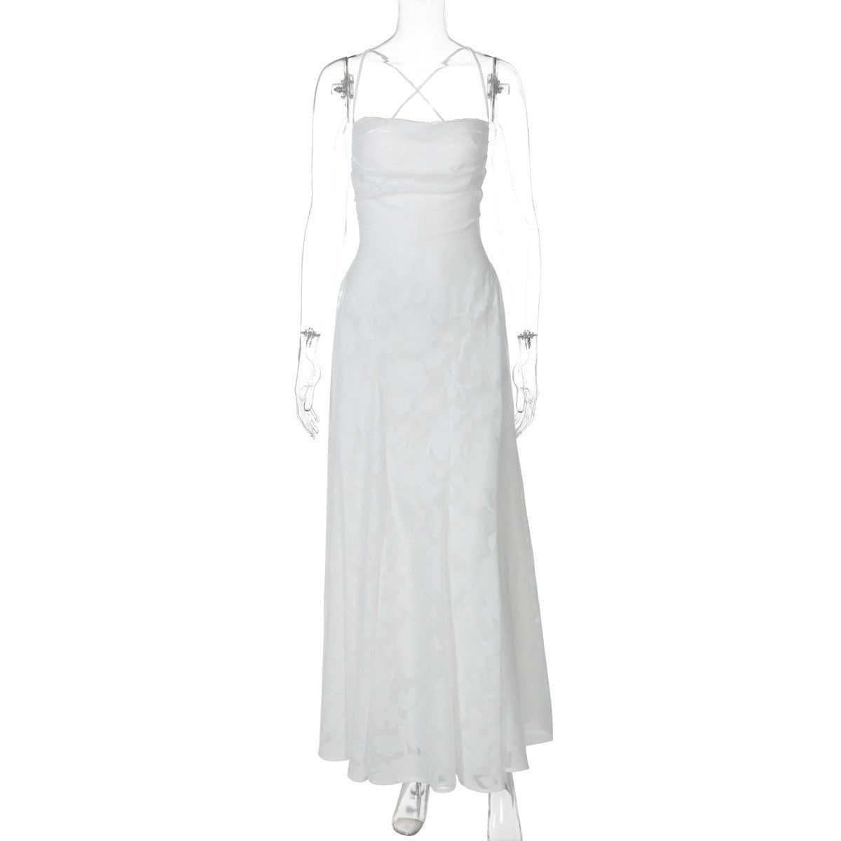 Liliana | Spaghetti Strap Floral Evening Dress
