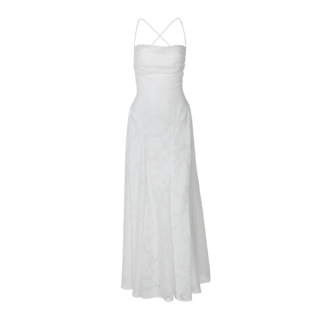 Liliana | Spaghetti Strap Floral Evening Dress