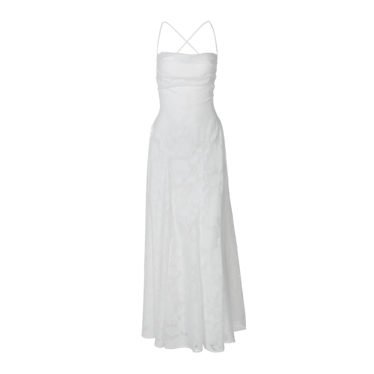 Liliana | Spaghetti Strap Floral Evening Dress