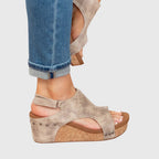 Amandine | Elegant Wedge Sandals for Women All Day Comfort