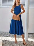 Verena | Long Sleeve Midi Dress In Timeless A-Line Silhouette