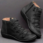 Apolline | Supportive Lace-Up Ankle Boots for Everyday Wear