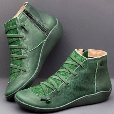 Apolline | Supportive Lace-Up Ankle Boots for Everyday Wear
