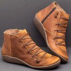 Apolline | Supportive Lace-Up Ankle Boots for Everyday Wear
