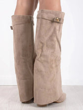 Beige Suede