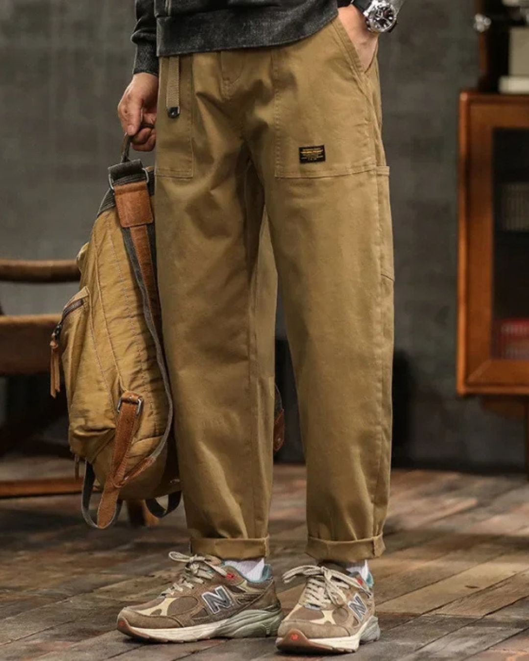 Tatiana | Women Wide Cargo Pants Relaxed Utility Trousers