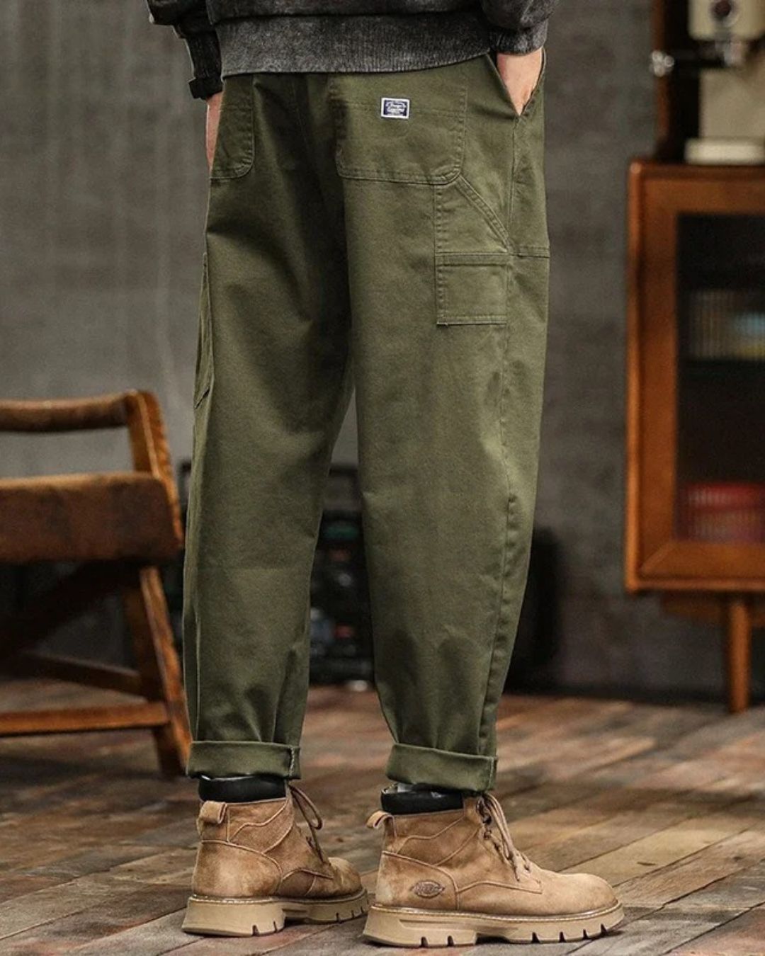 Tatiana | Women Wide Cargo Pants Relaxed Utility Trousers