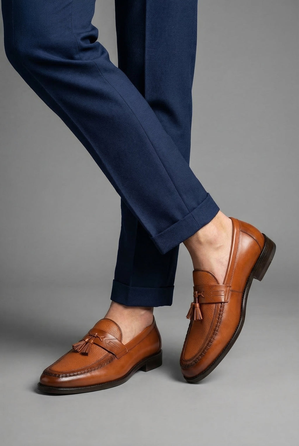Valentin | Woven Tassel Slip On Loafers For Smart Casual Wear