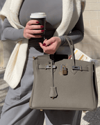 Mathilde | Oversized Leather Overalls Handbag Tote