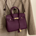 Mathilde | Oversized Leather Overalls Handbag Tote