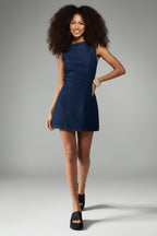 Ingrid | Women Sleeveless Bodycon Denim Mini Dress