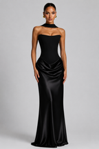 Mirabelle | Corset Satin Bodycon Maxi Dress Wedding Guest