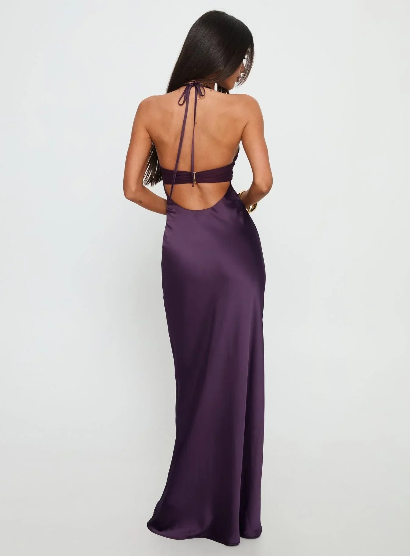 Mirabelle | Floral Halter Maxi Dress For Wedding Guest