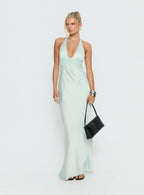 Mirabelle | Floral Halter Maxi Dress For Wedding Guest