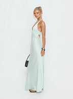 Mirabelle | Floral Halter Maxi Dress For Wedding Guest