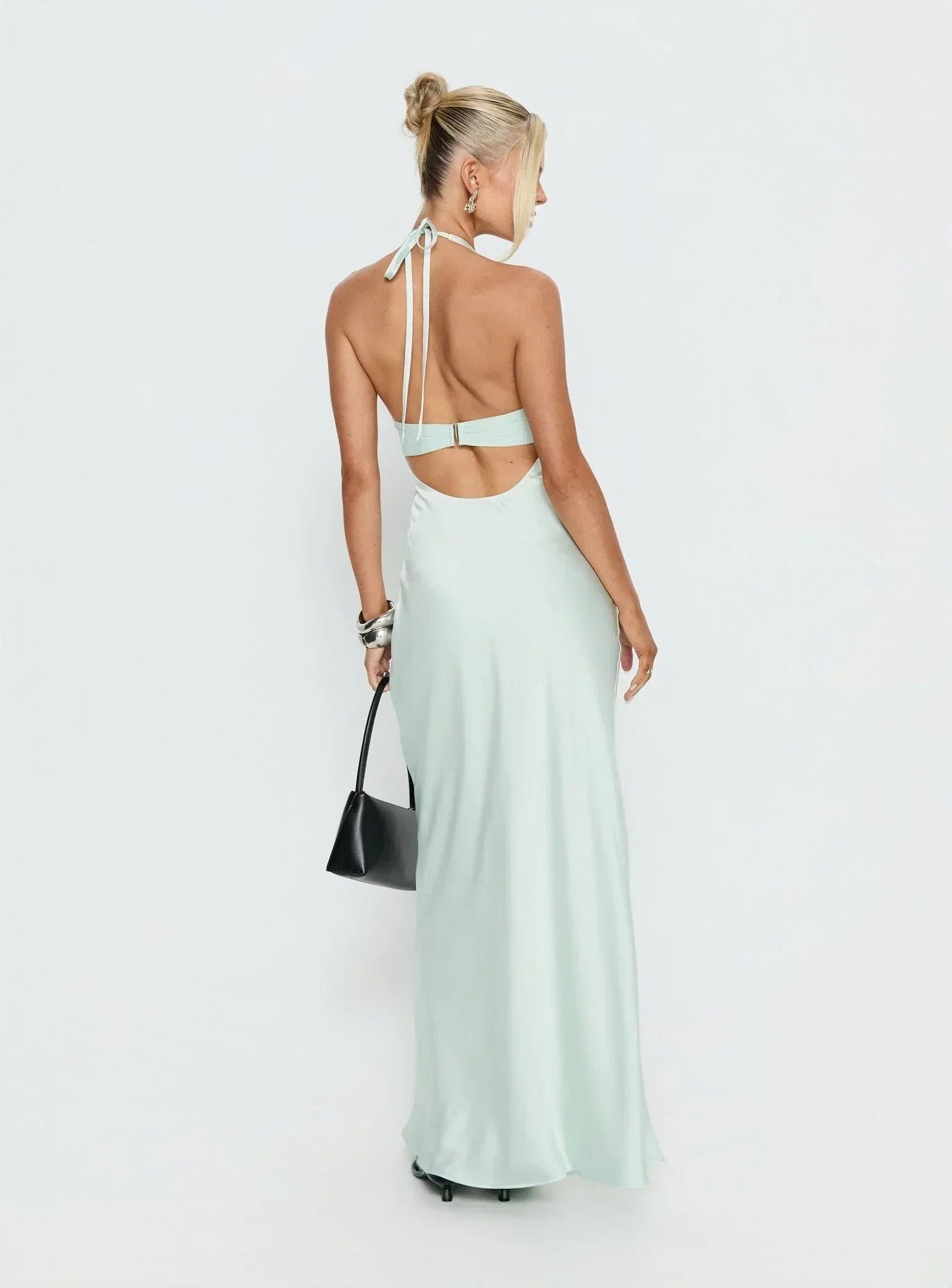 Mirabelle | Floral Halter Maxi Dress For Wedding Guest