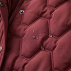 Bridget | Long Black Quilted Down Puffer Coat Longline Hood