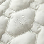 Bridget | Long Black Quilted Down Puffer Coat Longline Hood