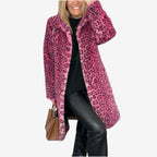 Isadora | Black Longline Full Length Winter Puffer Coat — Pink