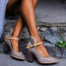 Honorine | Orthopedic Block Heel Mary Jane Sandals for Every Day