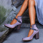 Honorine | Orthopedic Block Heel Mary Jane Sandals for Every Day