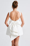 Nadia | Pearl Neck A-Line Mini Wedding Guest Dress