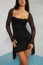 Verena | Embellished Bodycon Mini Wedding Guest Dresses