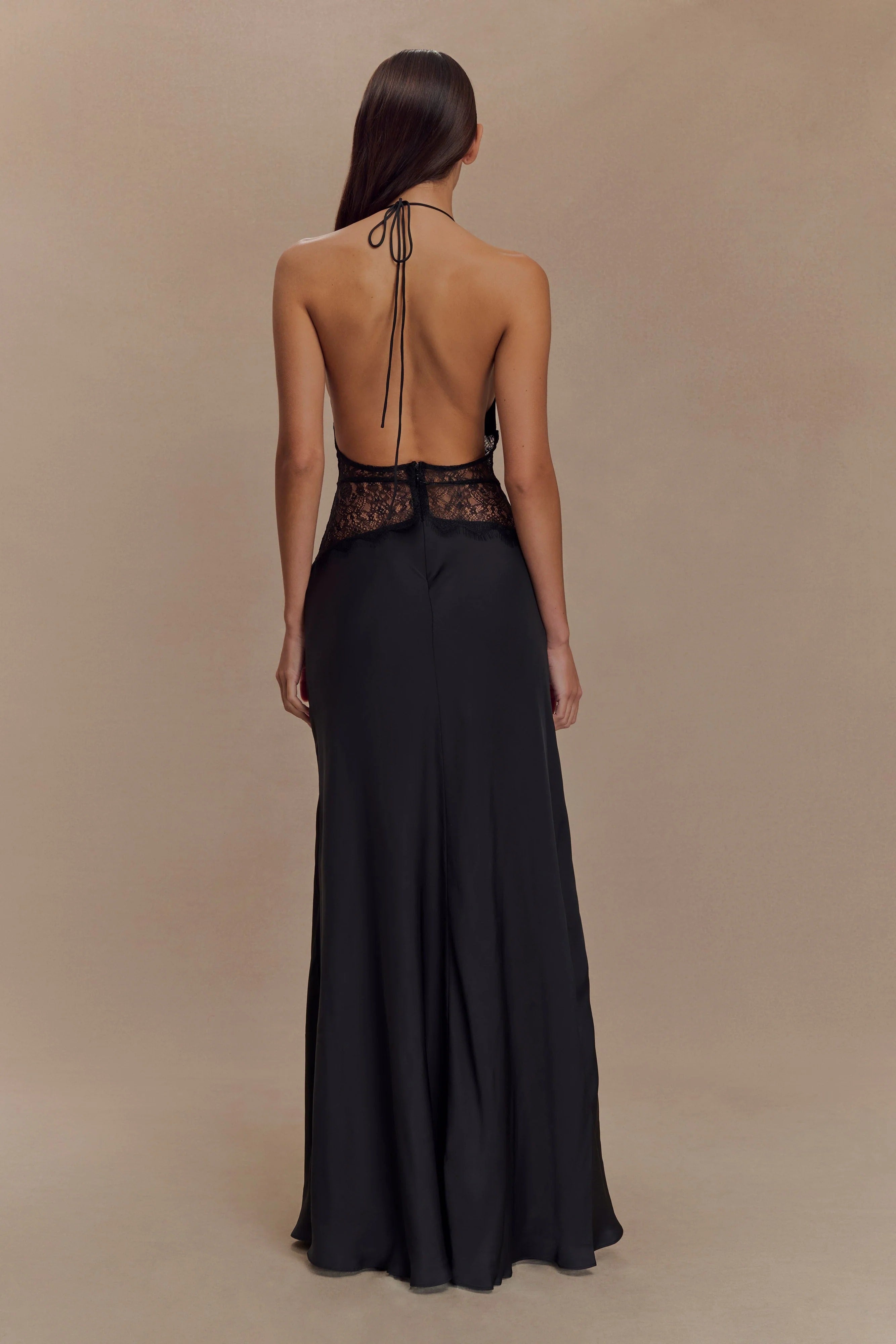 Capucine | V-Neck Polka Dot Autumn Wedding Guest Dresses Maxi