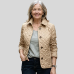 Capucine | Quilted Puffer Jacket Winter Coat For Women — Khaki