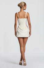 Fenella | Petite Cocktail Dresses Ruched Satin Mini Party