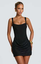 Fenella | Petite Cocktail Dresses Ruched Satin Mini Party