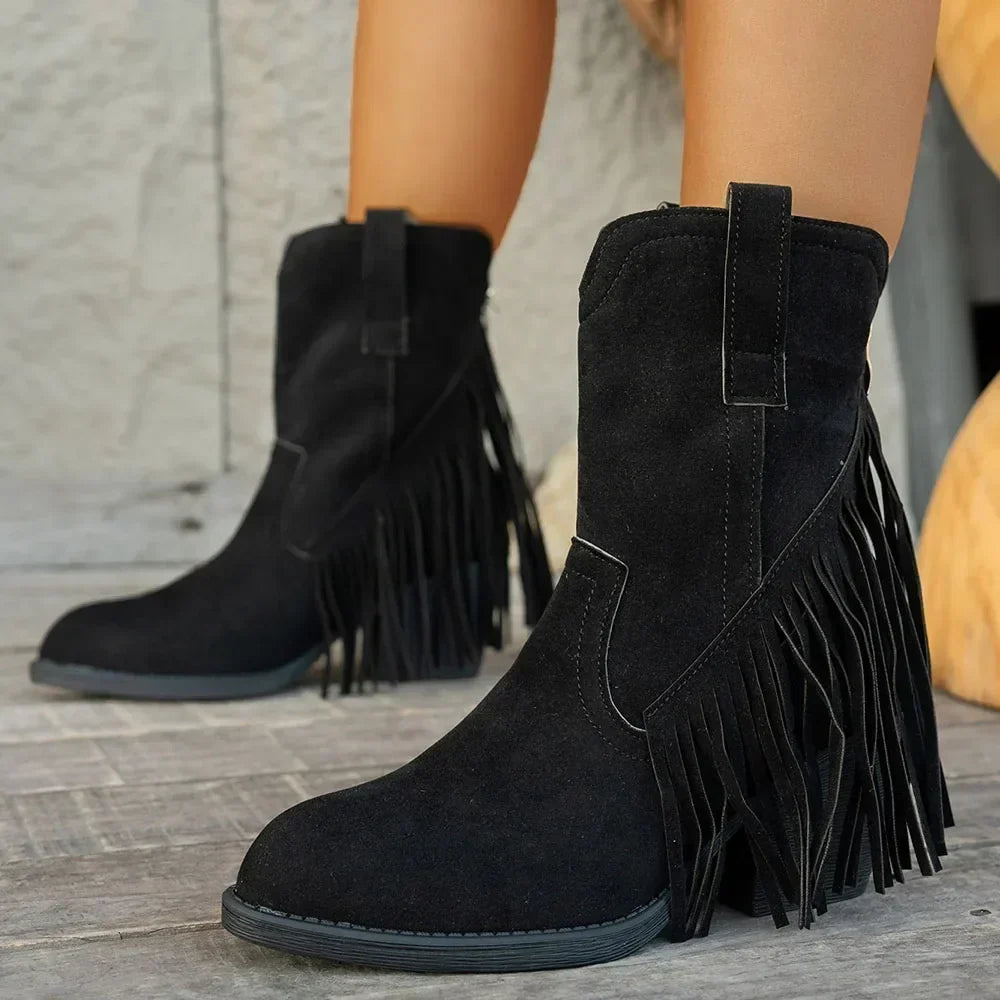 Violaine | Soft Leather Wide Fit Extra Calf Thigh High Ankle Boots — Style 5
