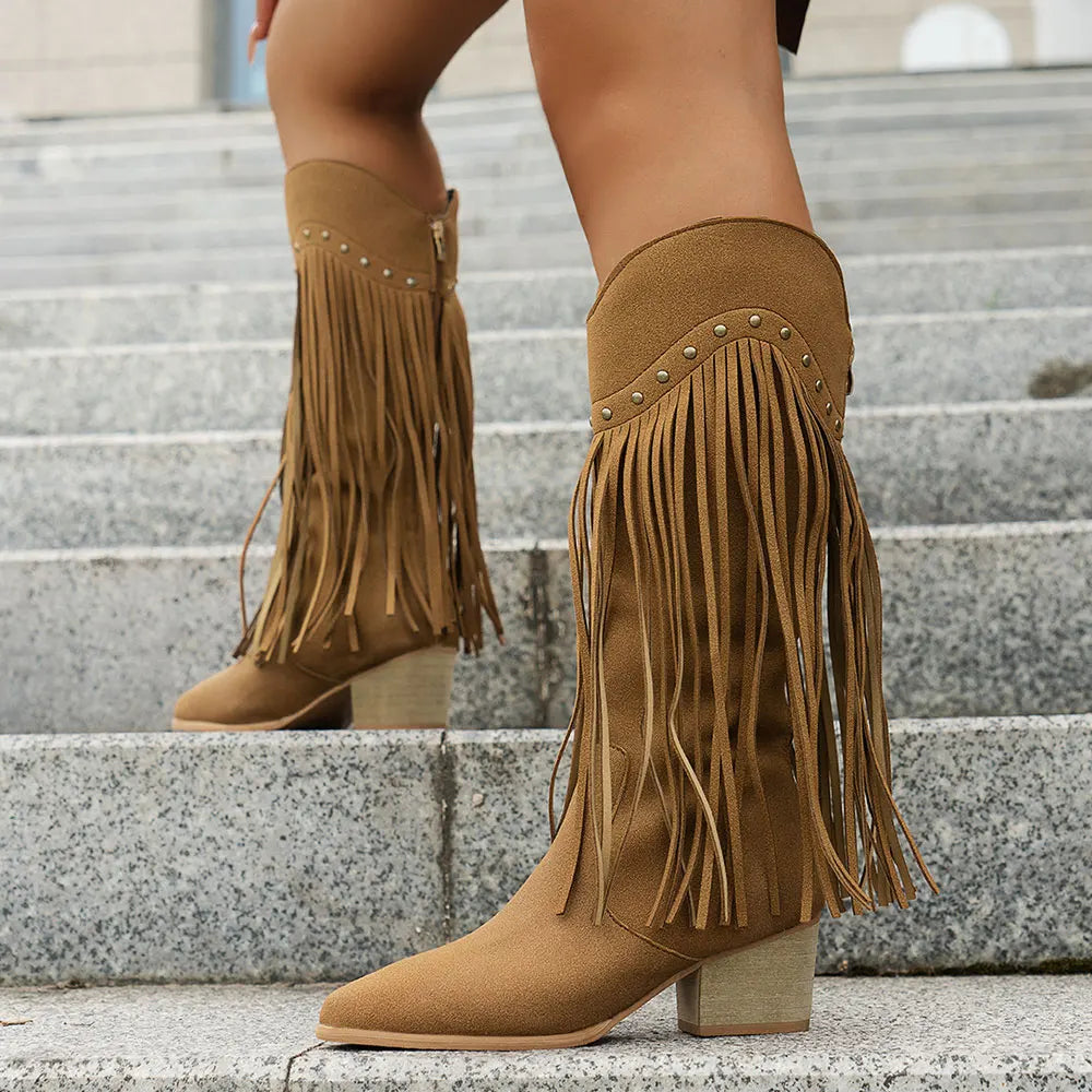 Violaine | Soft Leather Wide Fit Extra Calf Thigh High Ankle Boots — Style 1