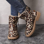 Dominique | Black Leather Heeled Ankle Boots Winter