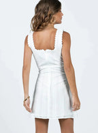 Vivienne | Petite Cocktail Dresses Square Neck Mini Summer