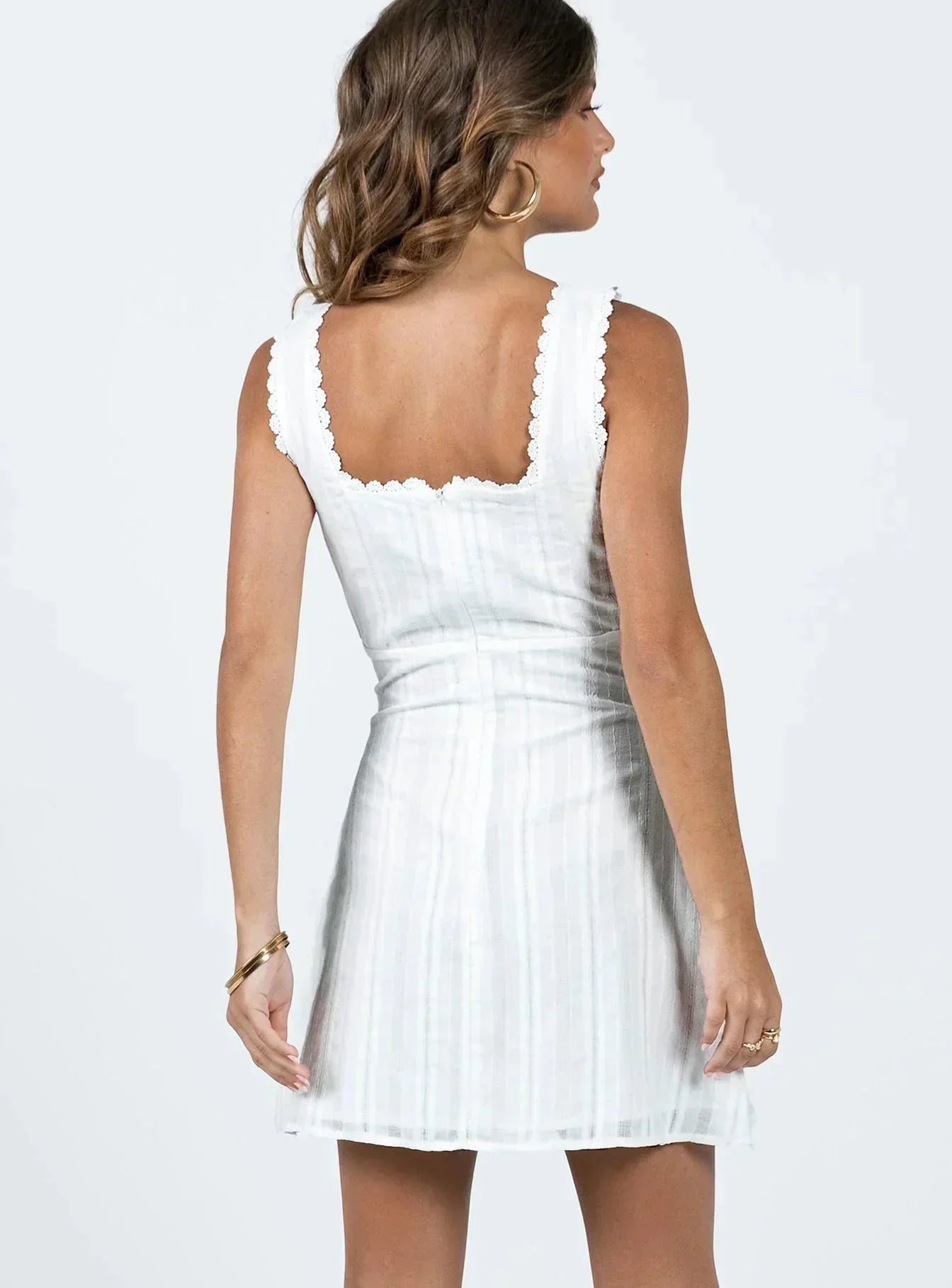 Vivienne | Petite Cocktail Dresses Square Neck Mini Summer