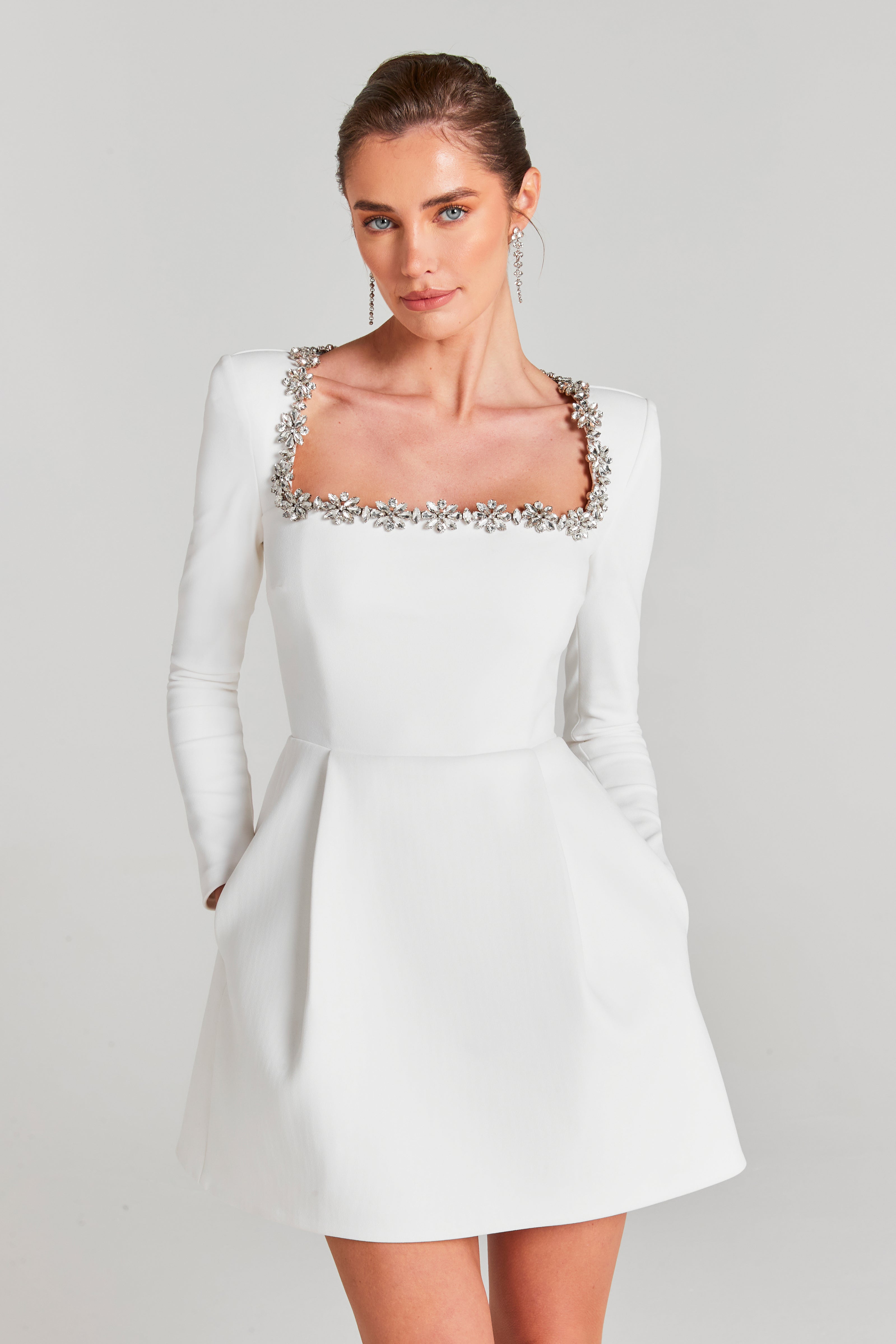 Fenella | Women's Velvet Mini Cocktail Dresses For Evening Events