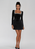 Fenella | Women's Velvet Mini Cocktail Dresses For Evening Events
