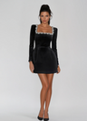 Fenella | Women's Velvet Mini Cocktail Dresses For Evening Events