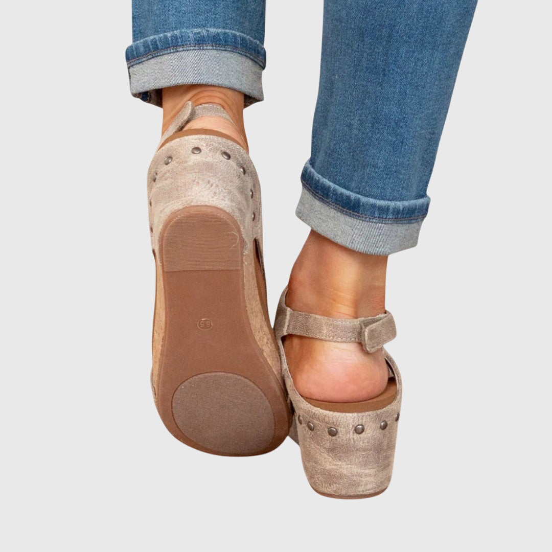 Amandine | Elegant Wedge Sandals for Women All Day Comfort