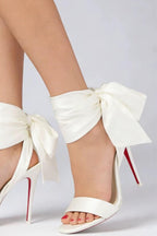 Beatrix | Rene Caovilla Satin Stiletto Heels Evening Sandals