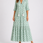 Georgiana | Floral Summer Midi Dress For Garden Parties