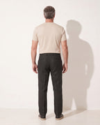 Nikolai | Tailored Mens Casual Slim Fit Pants — achterkant