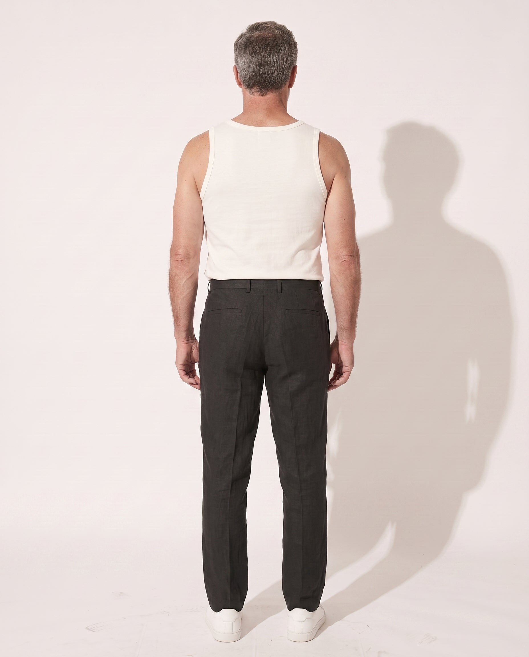 Peregrine | Men Tailored Slim Casual Pants For Spring Summer — achterkant
