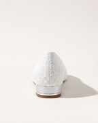 Apolline | Lace Wedding Shoes Low Heel Bridal Flats — achterkant
